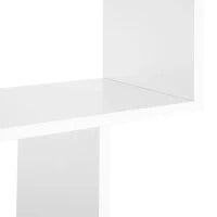 Scaffale Alto con 6 Ripiani, Libreria Scaffalatura in Legno Design Moderno, Bianco 80 × 23 × 192cm