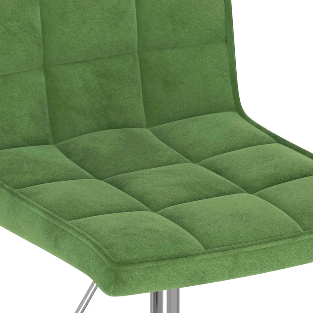 Sedie da Pranzo Girevoli 4 pz Verde Scuro in Velluto 3089292