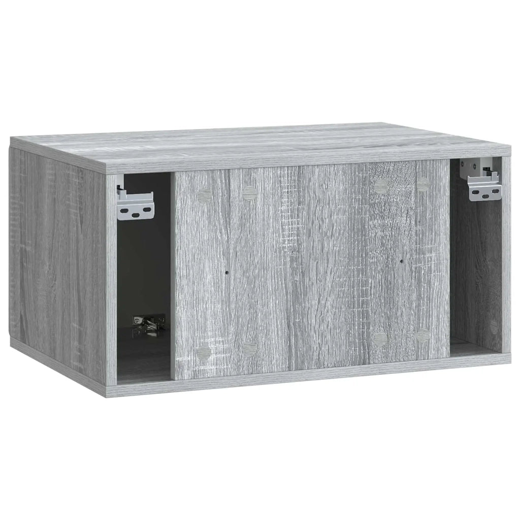 Mobile Porta TV da Muro 59,5 x 41 x 30 cm Sonoma grigio 898341