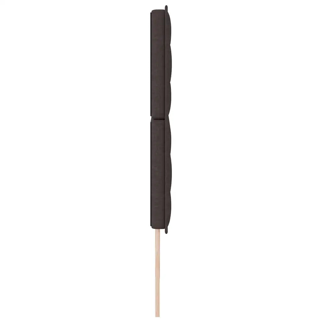 Testiera LED con strisce LED Marrone Scuro 180 cm Tessuto 3338303