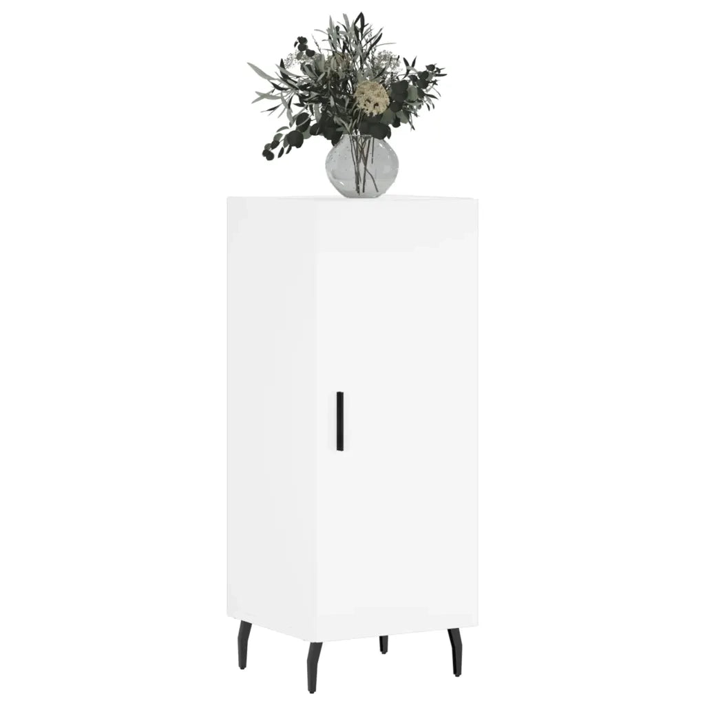 Credenza | Madia | Buffet da pranzo | Armadio da pranzo Bianca 34,5x34x90 cm in Legno Multistrato