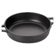 Antik Ars 6639024 Linea Nera Tegame 2 Manici Alluminio Pressofuso Antiaderente 24 cm colore Nero