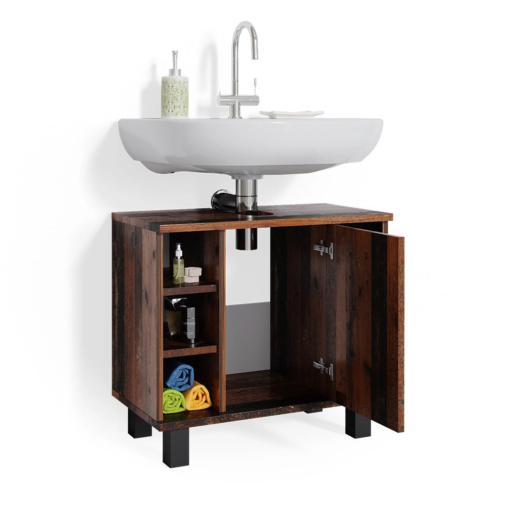 Mobile sottolavabo per bagno Fynn Legno antico 60 x 54 cm Vicco