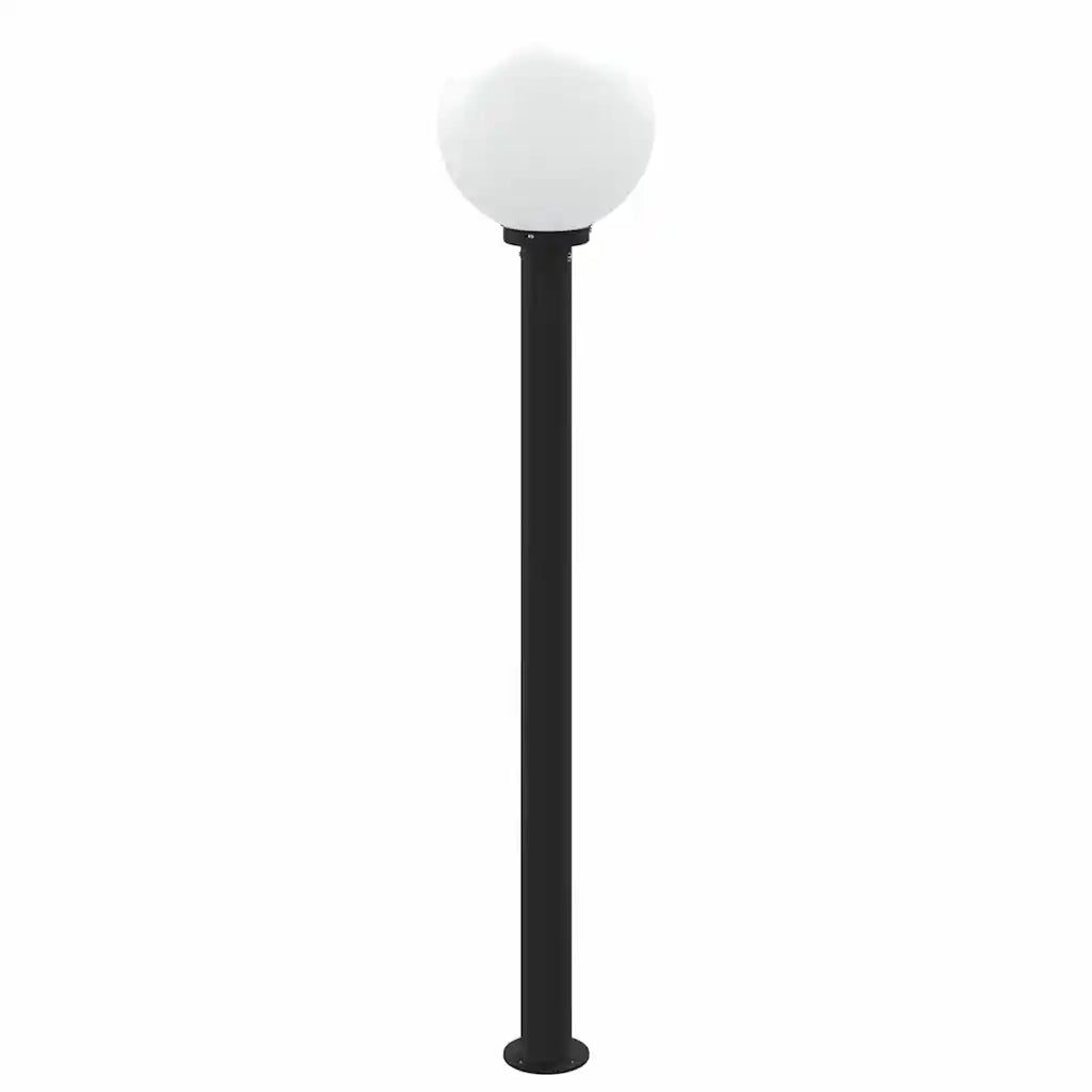 Lampada a paletto con sensore 120 cm Nera IP44 4006117