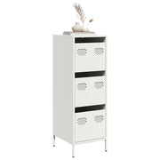 Credenza Bianca 39x35x103,5 cm in Acciaio 851405