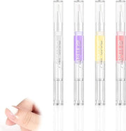 Kit di pennelli per cura unghie per unghie delle dita e unghie dei piedi, set di 3 pennelli