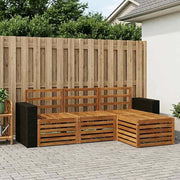 Set di divani da esterno 4 pz Naturale 3384210