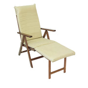 SDRAIO ALLEGRA CON PROLUNGA NOCE TESSUTO COLORE BEIGE SCHIENALE REGOLABILE IN SETTE POSIZIONI OKX