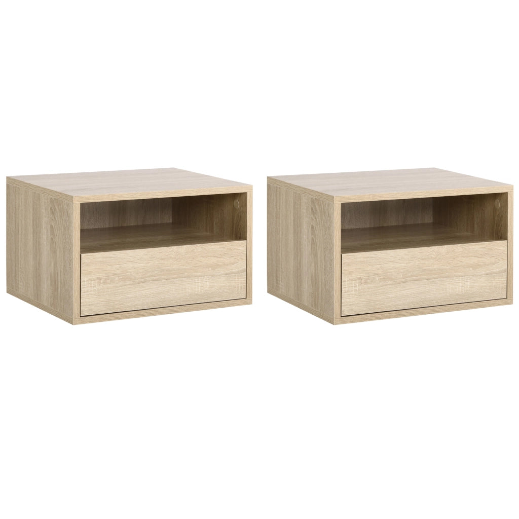 Comodino ¨C zephmum ¨C Effetto Rovere Chiaro