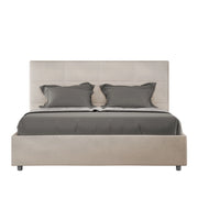 Letto Matrimoniale Francese 140x190 cm con Rete Mika Sabbia