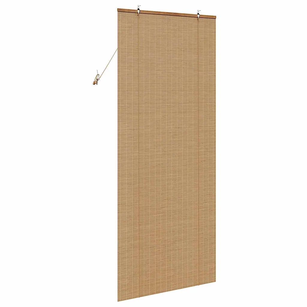 Tenda a rullo con tende Marrone 80 x 220 cm Bambù 42006849