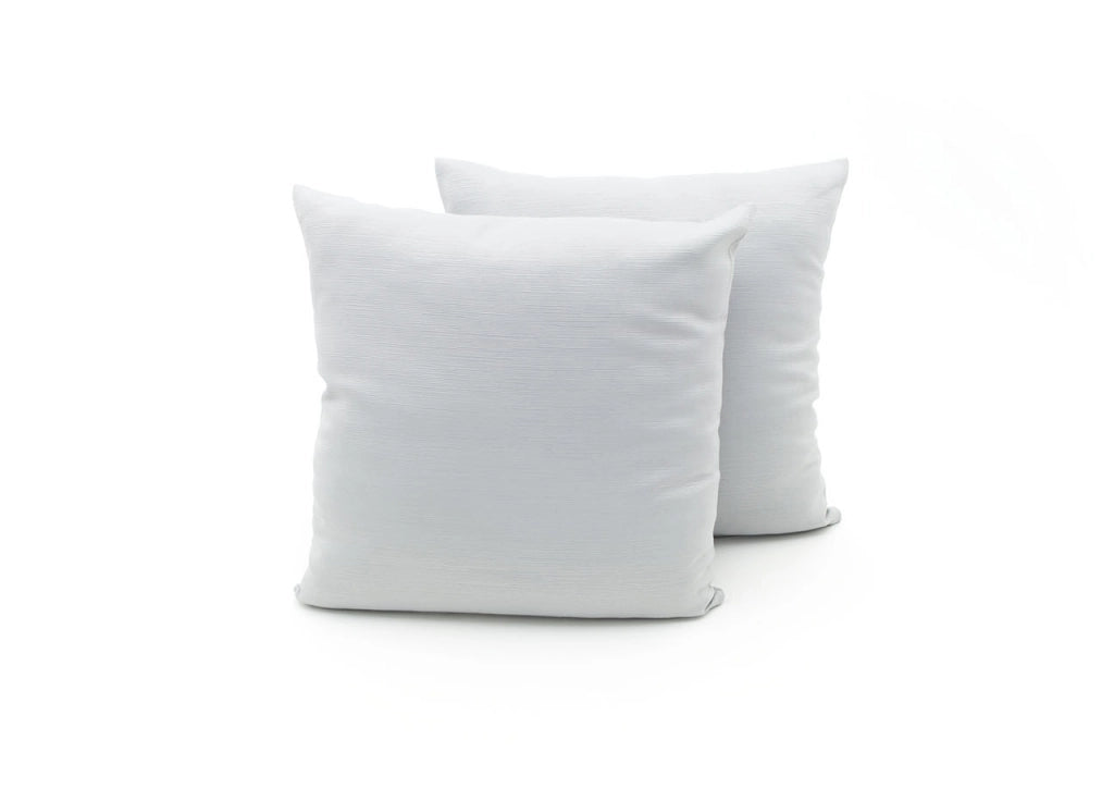Coppia Cuscini Arredo Imbottiti Tessuto Ottoman In Tinta Unita Colore Sassi 34 - 50x50 - Sassi 34