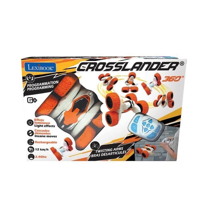 CROSSLANDER Auto telecomandata fuoristrada leggera programmabile e ricaricabile con controllo da polso - LEXIBOOK