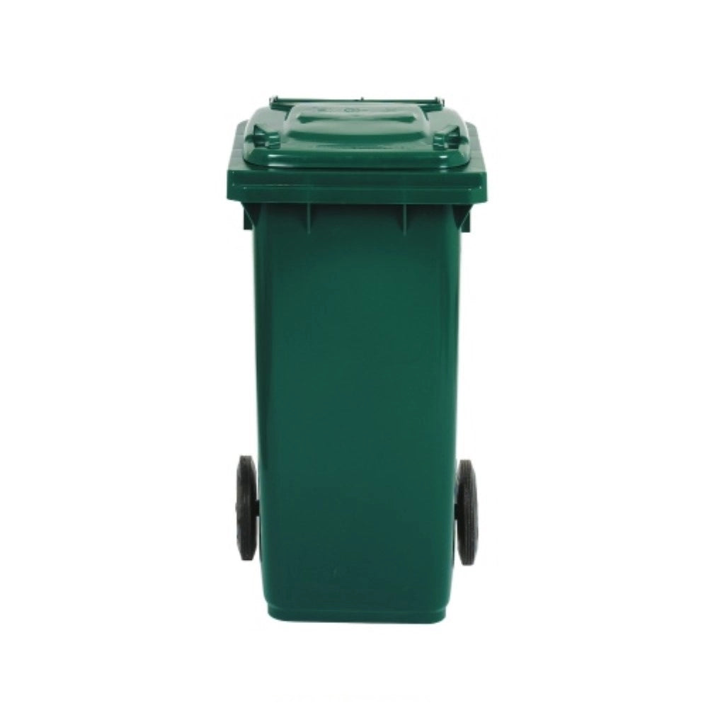Bidone Immondizia 120 Litri Verde Pattumiera Raccolta Differenziata