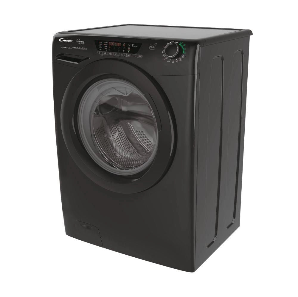 Candy Ultra Hygiene HE1584TWMBB6-S lavatrice Caricamento frontale 8 kg 1500 Giri/min Nero