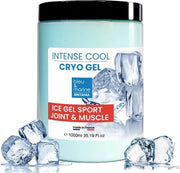 Gel Intensivo di Raffreddamento - Effetto Rinfrescante - Terapia Cryoterapica - Massaggi - 1000 ml - Composizione Naturale - Gel Rinfrescante