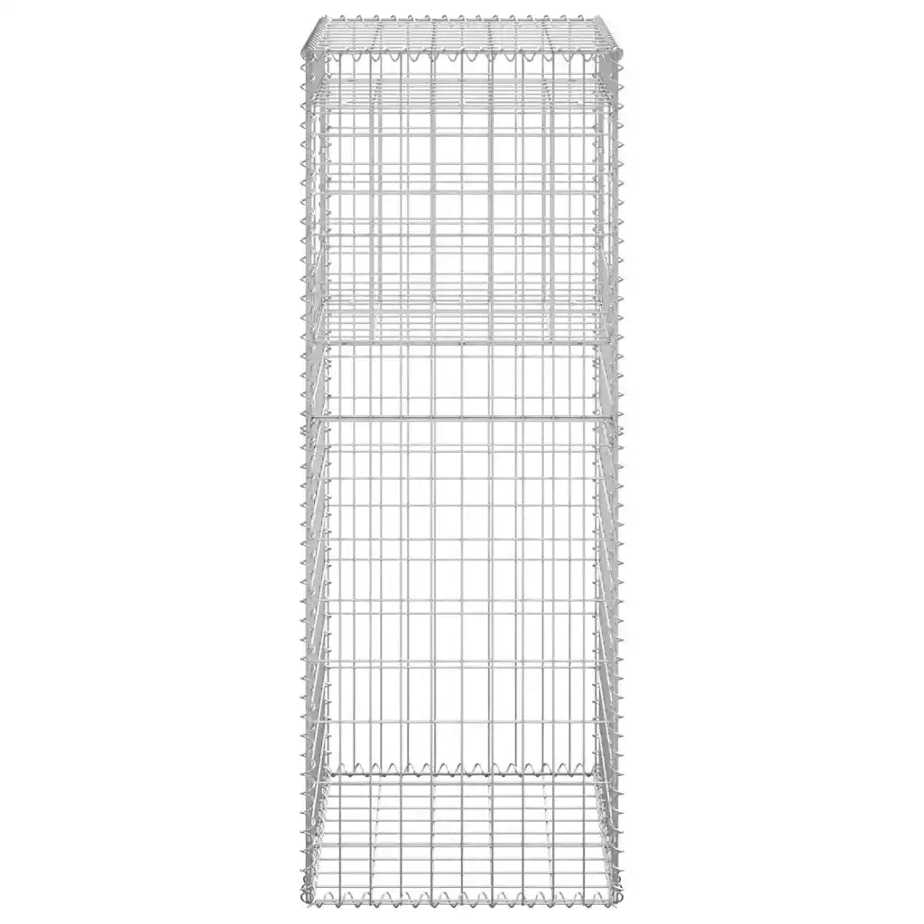 Cesti a Gabbione a Torre 2 pz 50x50x140 cm in Ferro 151271