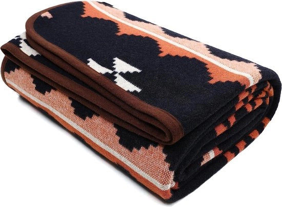 Deken invernale esterno - grande plaid impermeabile - asciugabile - per campeggio - copertura per il sonno per tutti gli anni - colore blu scuro - 200 x 160 cm