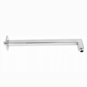 Trade Shop - Braccio Doccia In Ottone Cromato Quadrato 40 Cm Per Soffione Bagno Rosone 59493 -