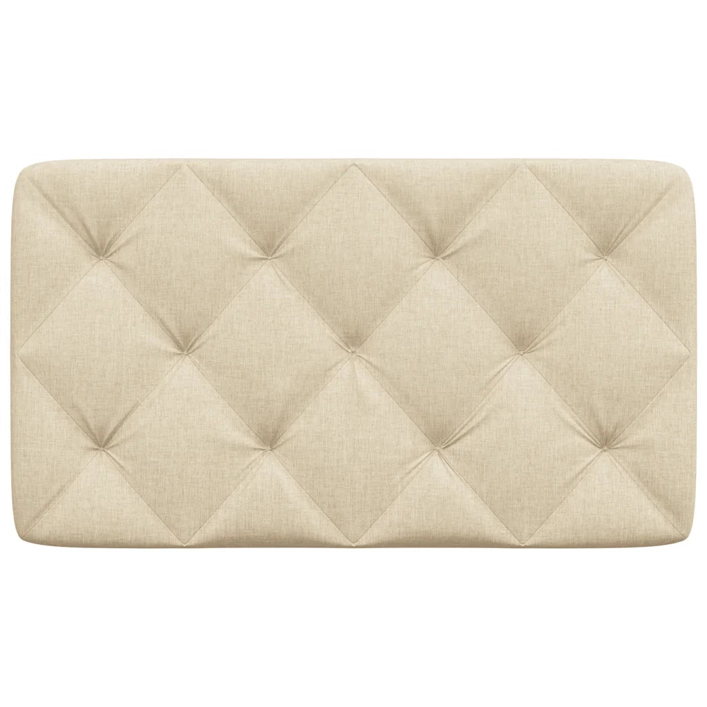 Cuscino Testiera Crema 80 cm in Tessuto 4019196