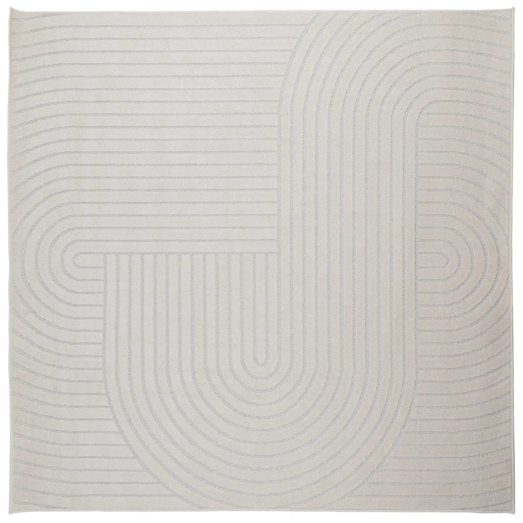 Tappeti per area Quadrato PALMERAS Crema 200 x 200 cm