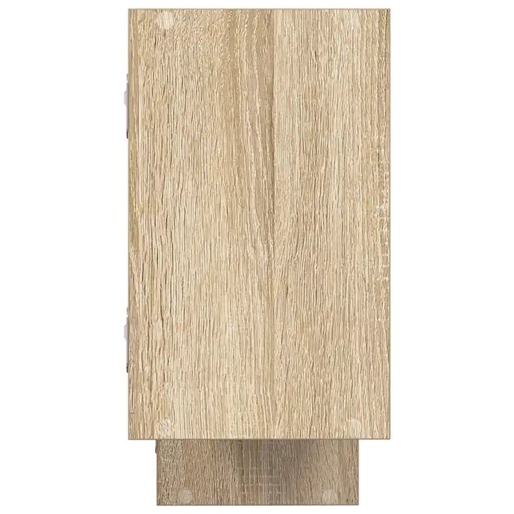 Mensola a Cubo da Parete 5 Scomparti Truciolato Rovere Sonoma 859997