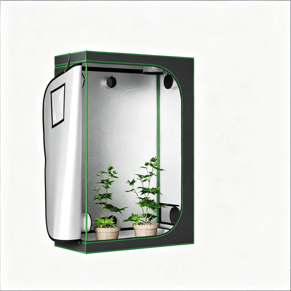 Semenzaio da giardino in tessuto Oxford 600D con telaio in acciaio, prese d'aria regolabili e finestre di osservazione, nero e verde 60 × 120 × 180 cm