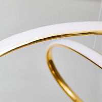 Lampada A Sospensione Led G082-3cpr Gold