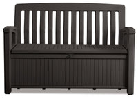 Panchina Contenitore da Giardino 132x89x61,2 cm in Resina Keter Patio Bench Antracite