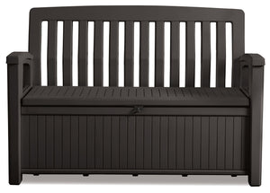 Panchina Contenitore da Giardino 132x89x61,2 cm in Resina Keter Patio Bench Antracite