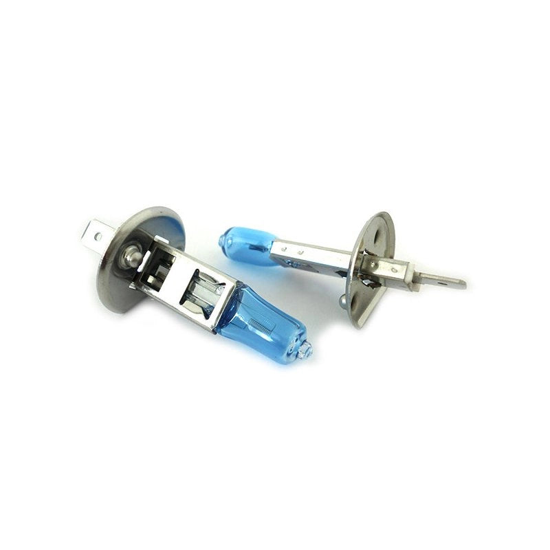 Coppia 2 Lampade H1 12V 55W P14,5s Effetto Xenon Bianco Fari Anabbaglianti e Abbaglianti