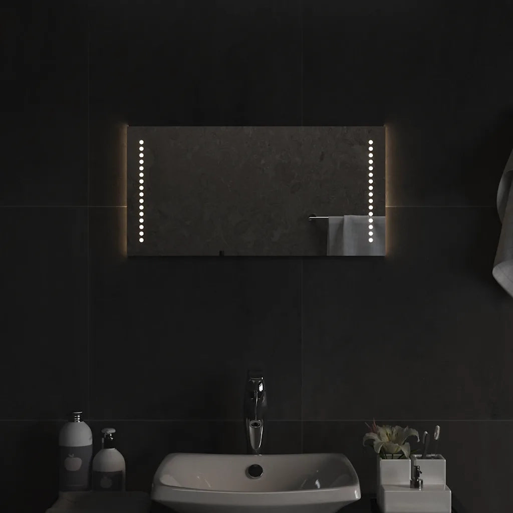 Specchio da Bagno con Luci LED 60x30 cm 151724
