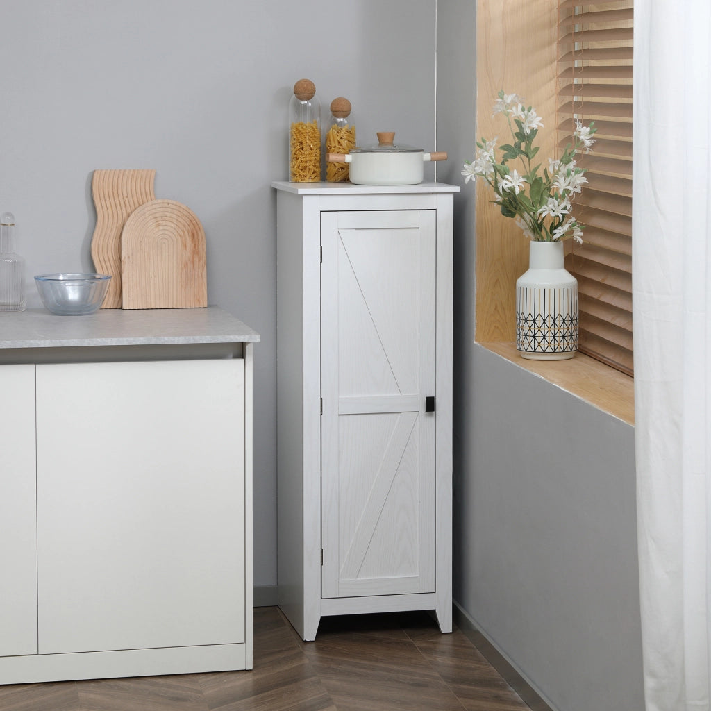 Mobile contenitore multiuso ¨C Xylo ¨C Bianco 3 ripiani regolabili 120cm