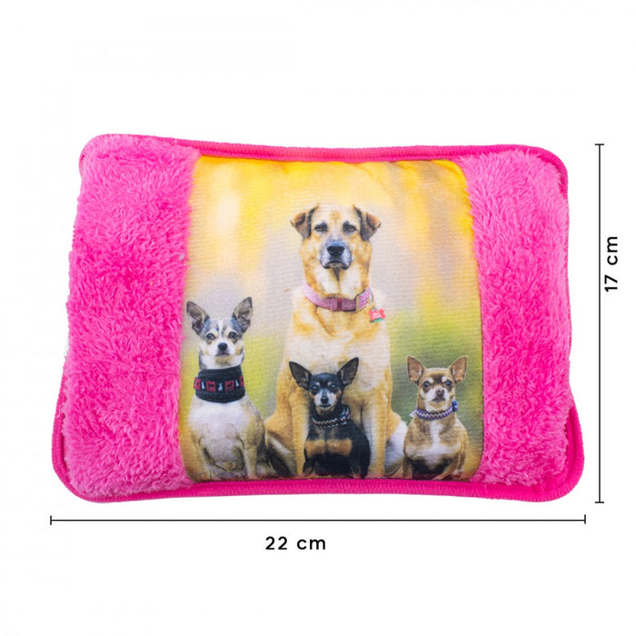 Borsa Acqua Calda Elettrica Scaldamani Ricaricabile Rosa