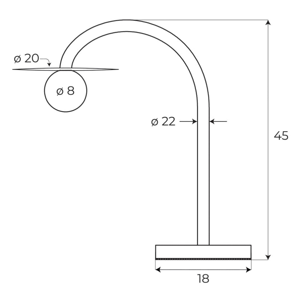 Lampada da tavolo moderna verde vetro LED 2W Enigma