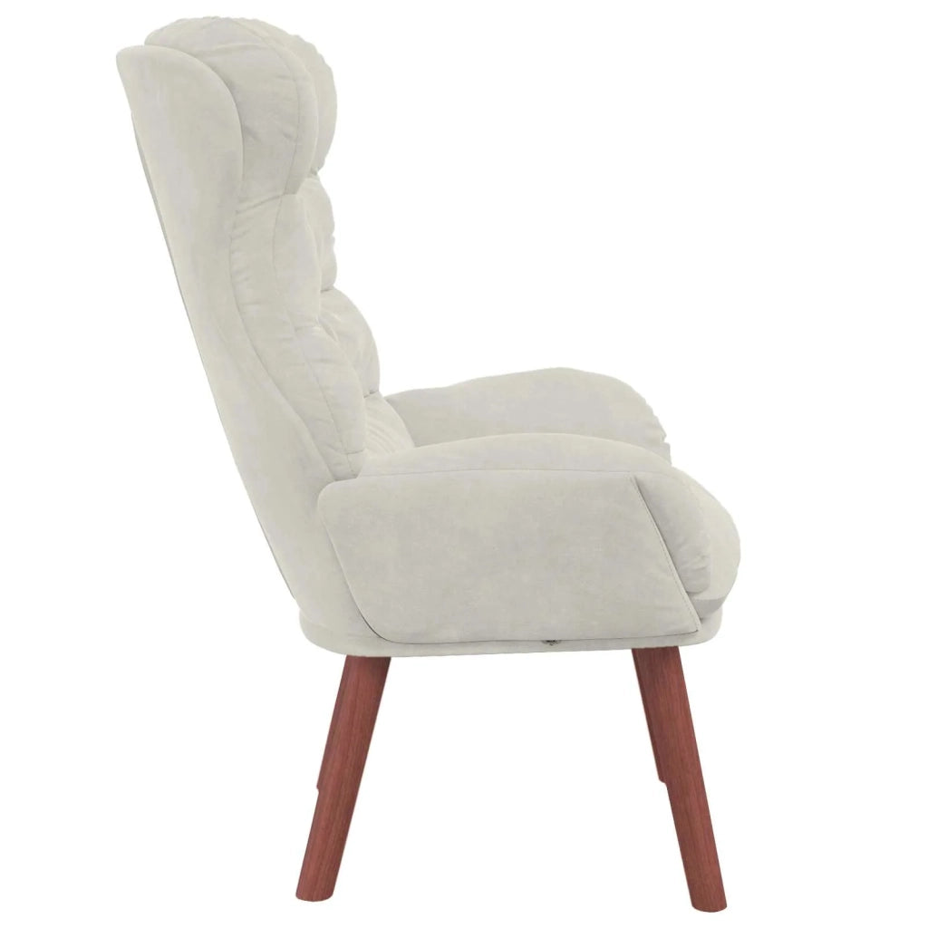 poltrona Crema 69 x 74 x 93 cm Velluto 42001895