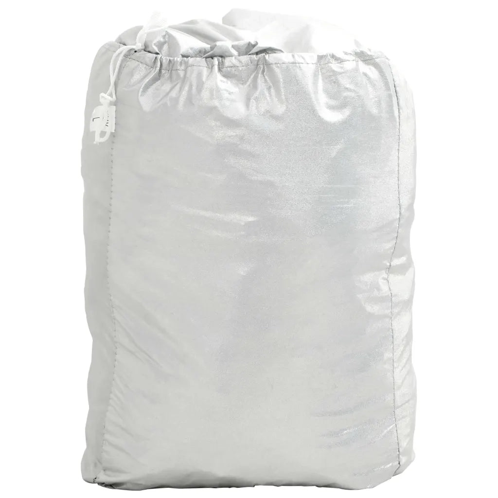 Mezza Copertura Auto con Ganci Argento L PEVA CFW1618565
