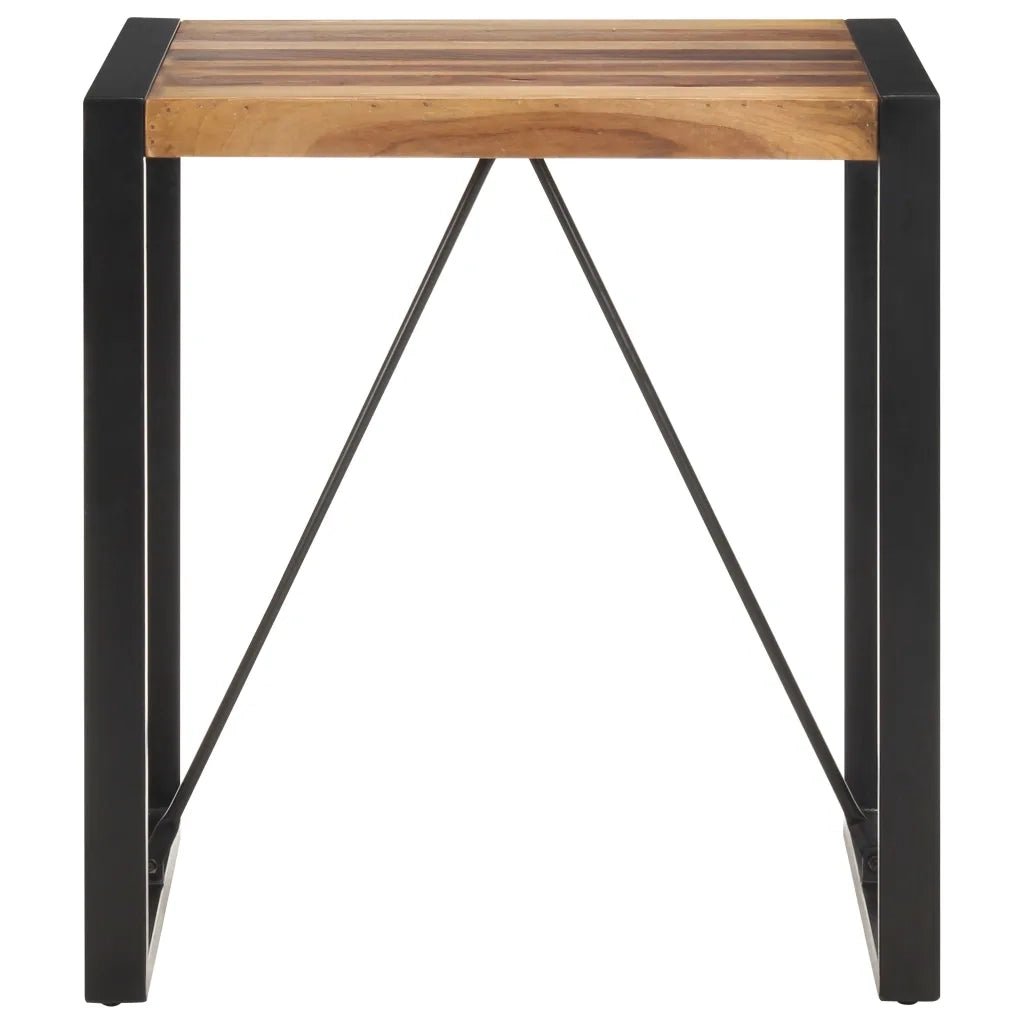 Tavolo da Pranzo 70x70x75 cm in Legno Massello di Acacia 321598