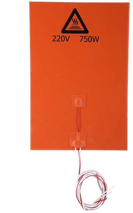 Piastra di Caldo in Silicone per Stampanti 3D - Elevata Efficienza di Temperatura