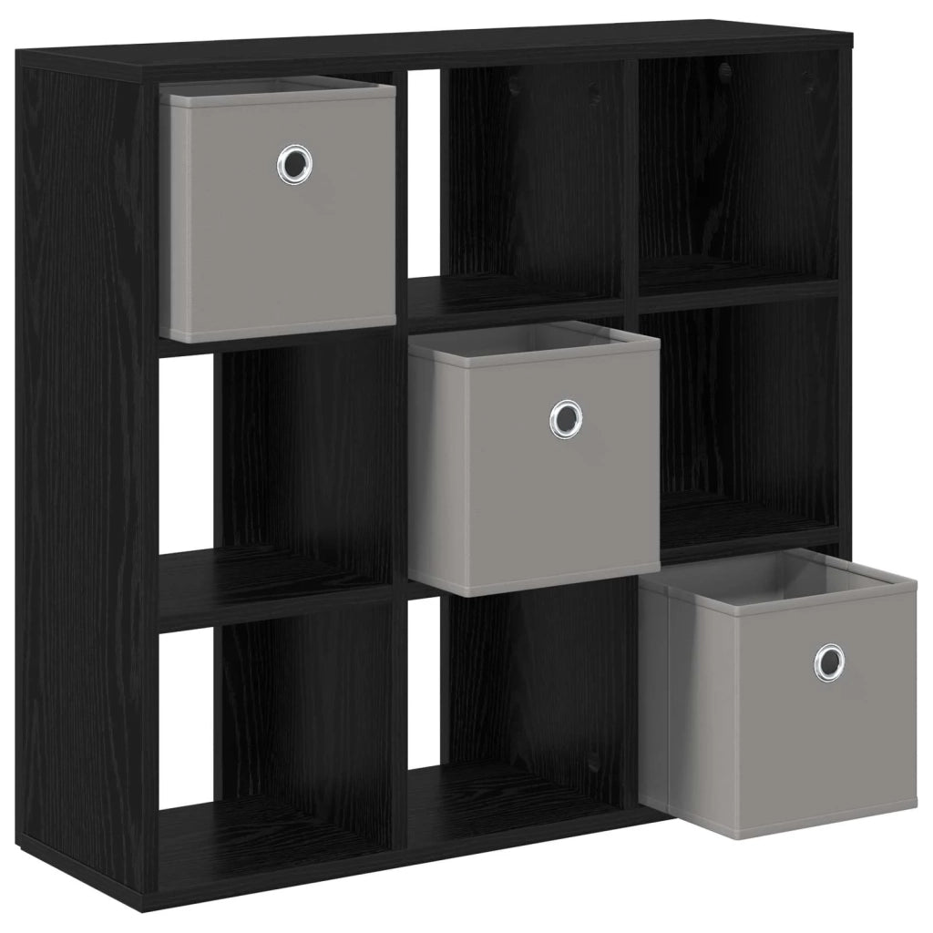 Credenza con cassetto Rovere Nero 73,5 x 24 x 69,5 cm 8000477