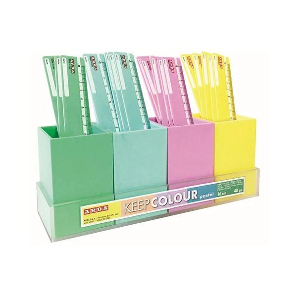 Conf  48 righelli in barattolo 16cm - KCP17DESP