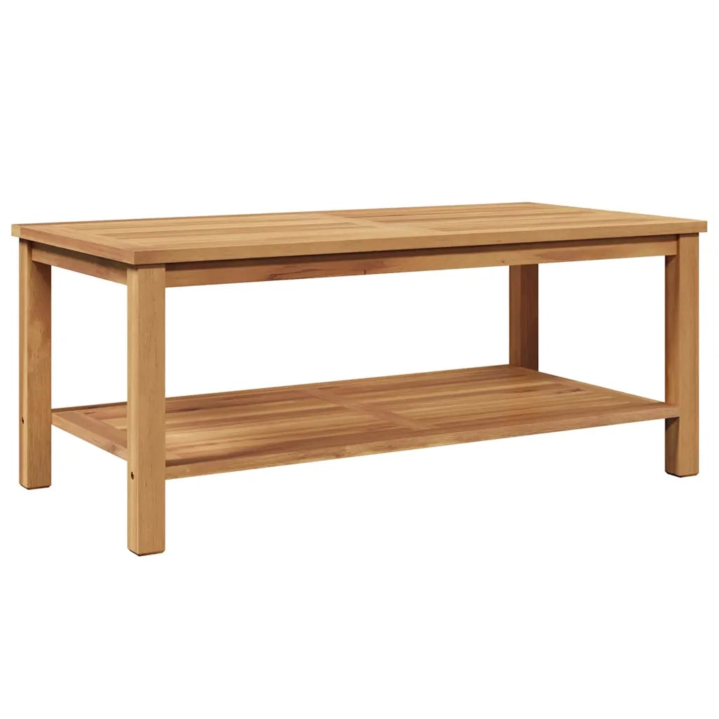 Tavolino da salotto con archiviazione Marrone 110 x 55 x 45 cm 42002310