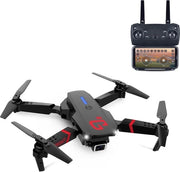 Drone Elite MKX 400318 - Drone volante con 2 batterie ricaricabili - Plastica nera - Regalo di compleanno - Illuminabile con video - Adatto a partire dagli 8 anni