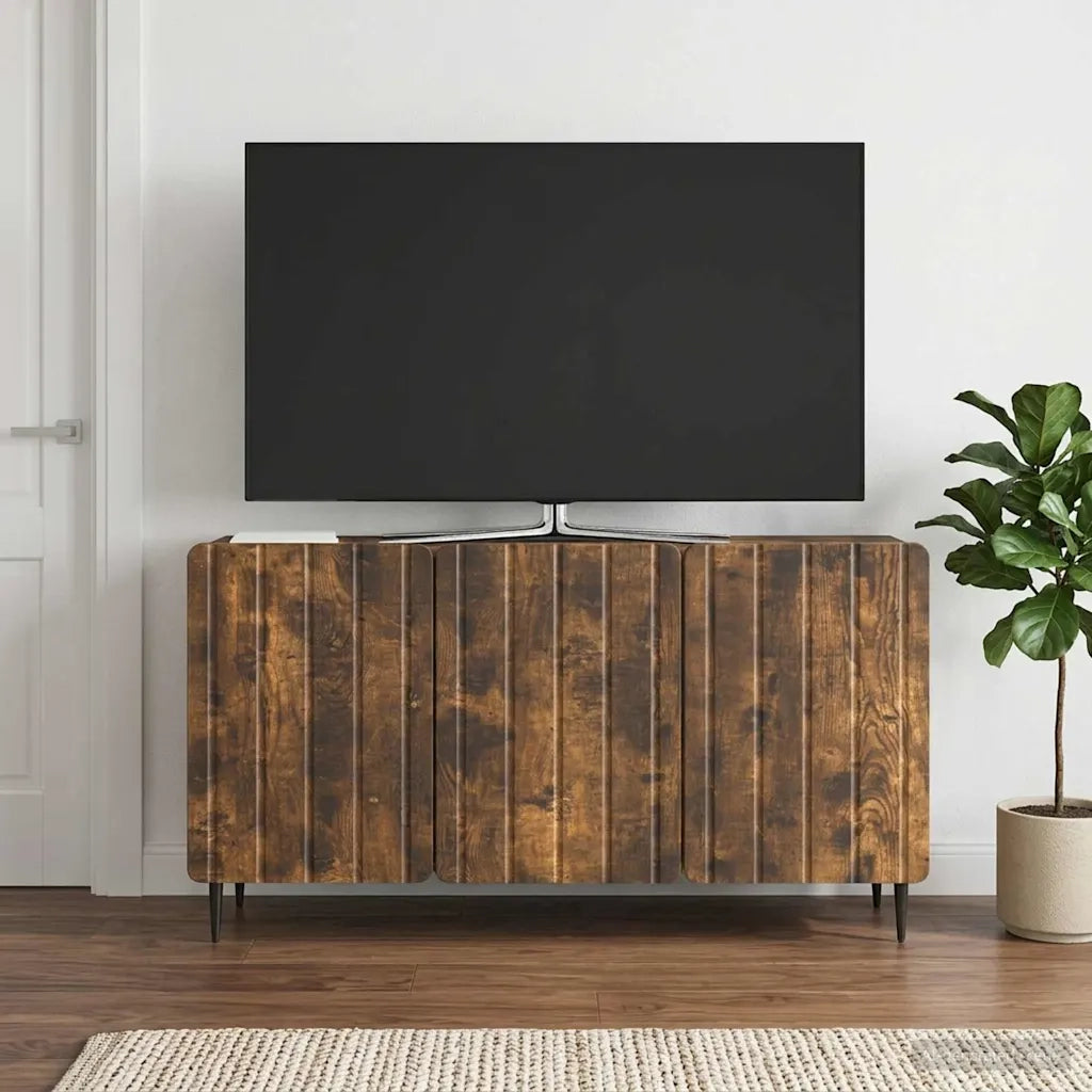 Mobile TV Rovere Fumo 99 x 34,5 x 52 cm Legno ingegnerizzato 894490