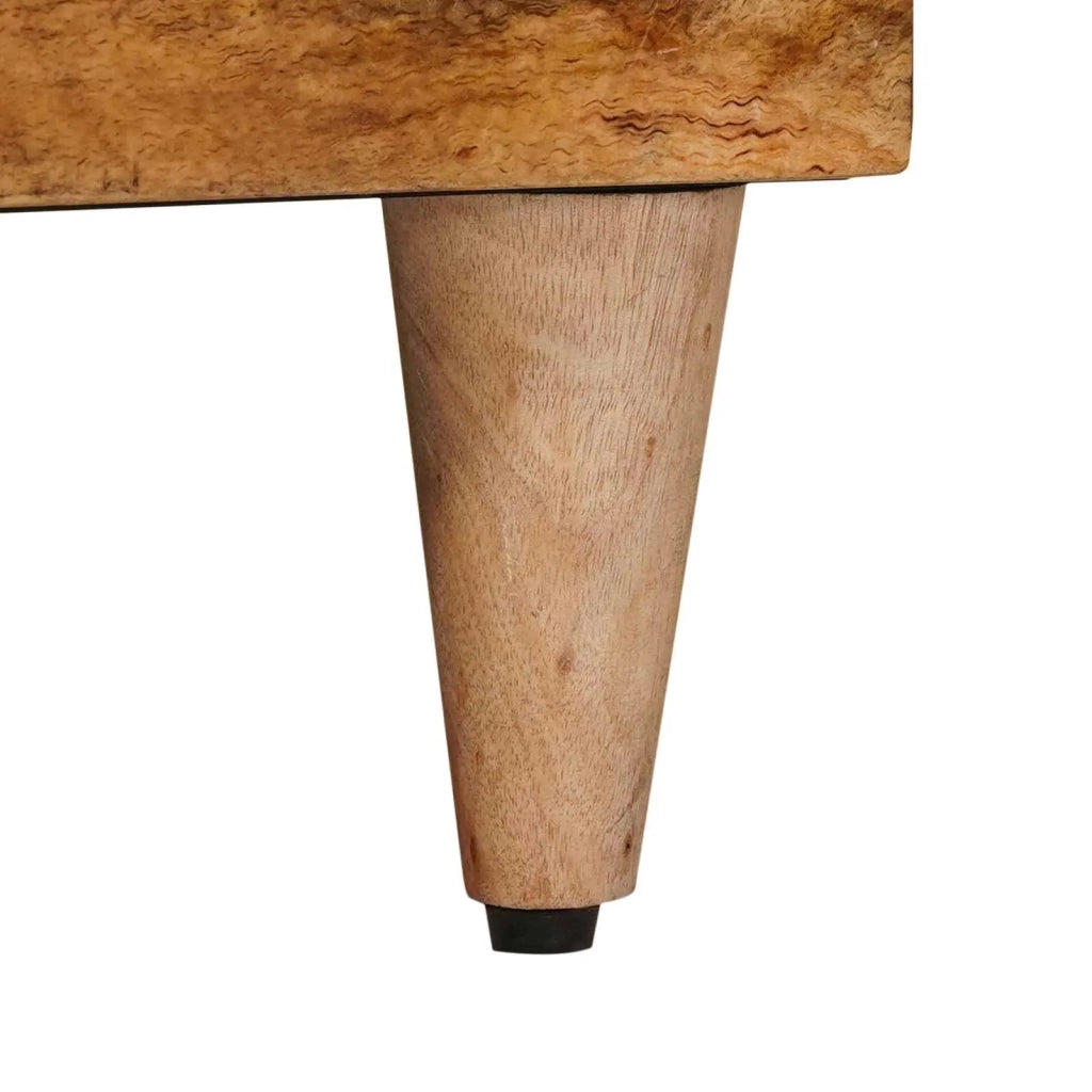Mobile TV | Armadietto TV | Mobile Porta TV Naturale 100 x 33 x 46 cm Legno di mango massello