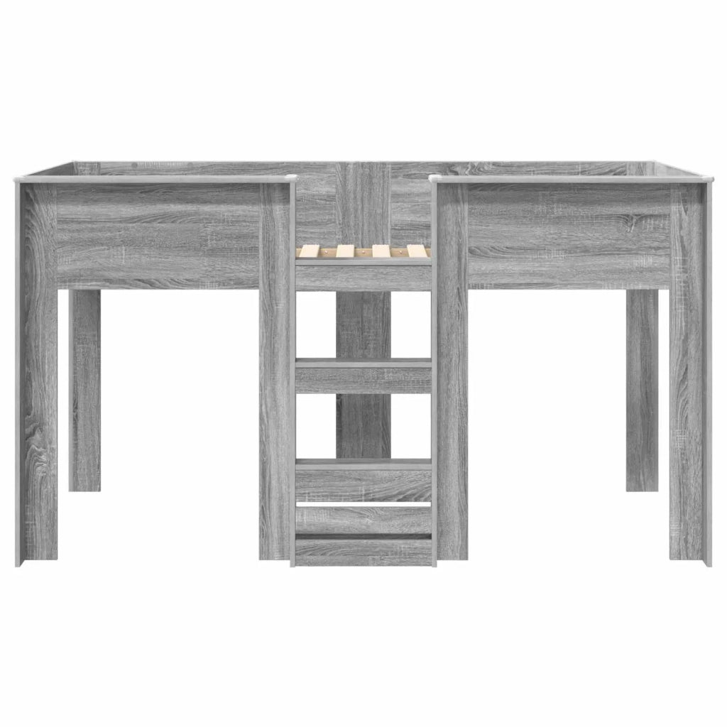 Letto a Castello per Bambini Grigio Sonoma 100 x 200 cm 3410504