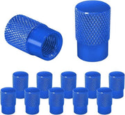 12 Set di Coperture di Ventilazione in Alluminio - Coperture di Frenata Universali per Auto e Motociclo (Blu)