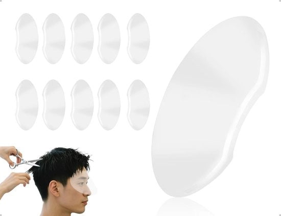Set di Vizier per Occhi da 10 - Translucido - Soffice - Protezione - Duraturo - Materiale PET - Vizier di Protezione
