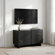 Supporto TV 60 x 34.5 x 40 cm Nero Legno ingegnerizzato 8011559