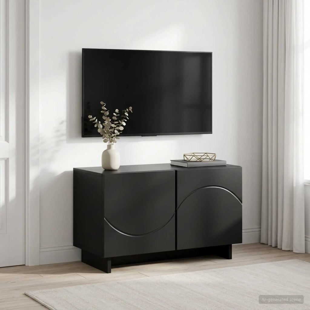 Supporto TV 60 x 34.5 x 40 cm Nero Legno ingegnerizzato 8011559